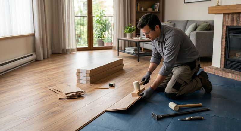 Laminate Floor Installation in Hydes, MD