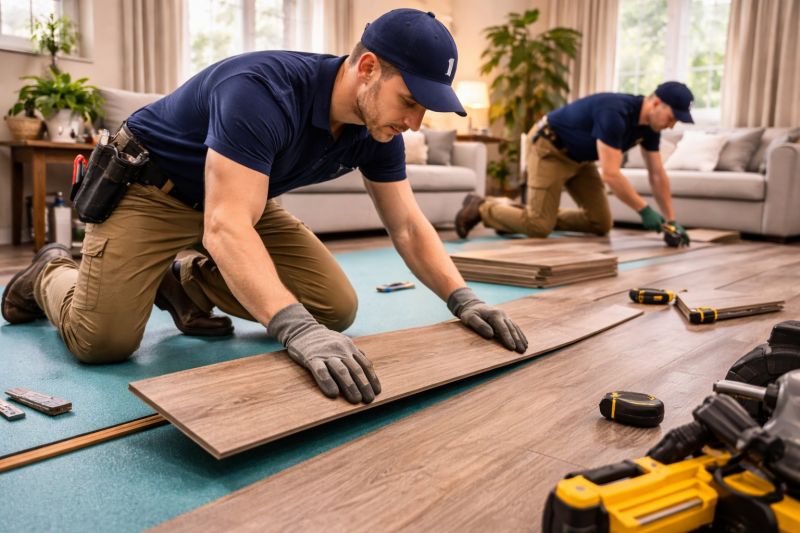 Laminate Floor Replacement in Columbia, MD