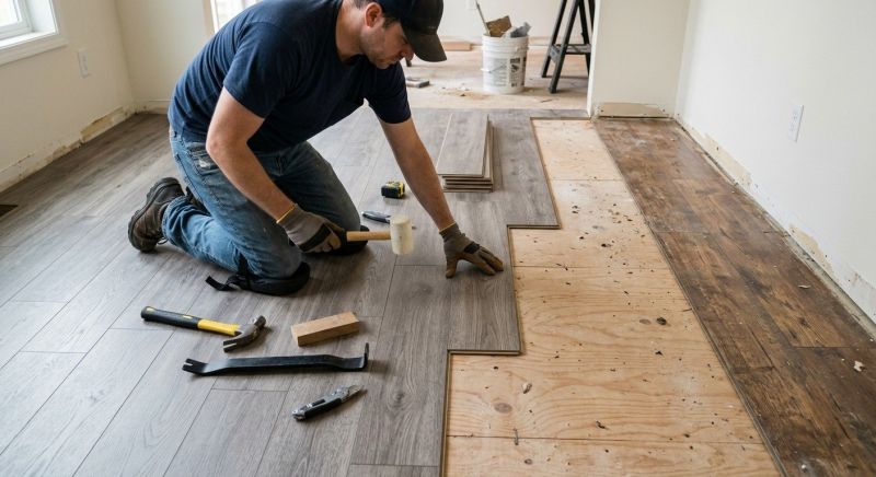 Laminate Floor Replacement in Harford County, MD