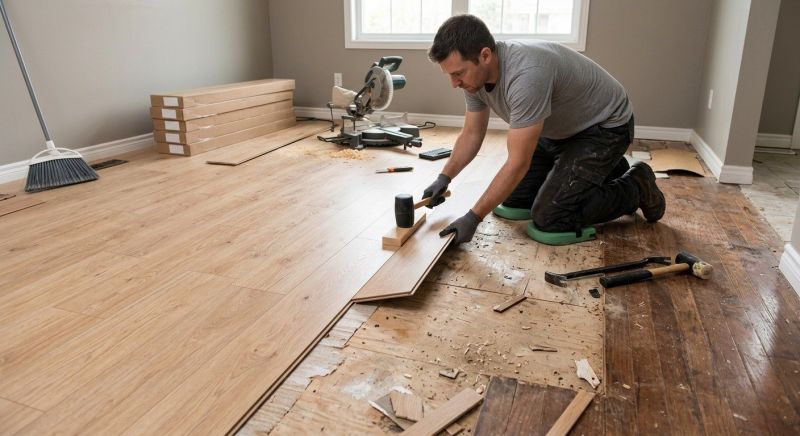 Laminate Floor Replacement in Harford County, MD
