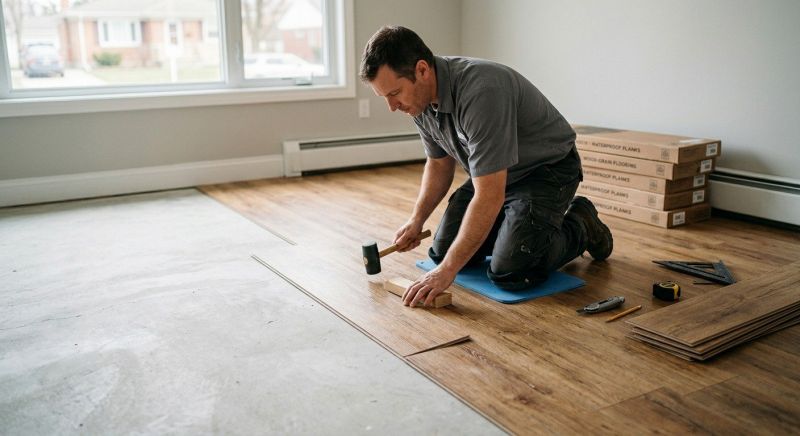 Linoleum Floor Installation in Harford County, MD