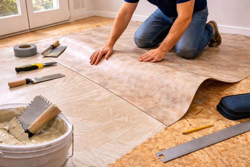 Sheet Vinyl Installation in Halethorpe, MD