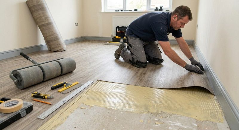 Sheet Vinyl Installation in Linthicum Heights, MD